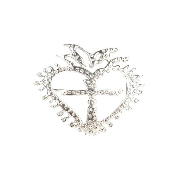 VIRGINS SAINTS & ANGELS VSA La Queen Crystal Buckle in Silver